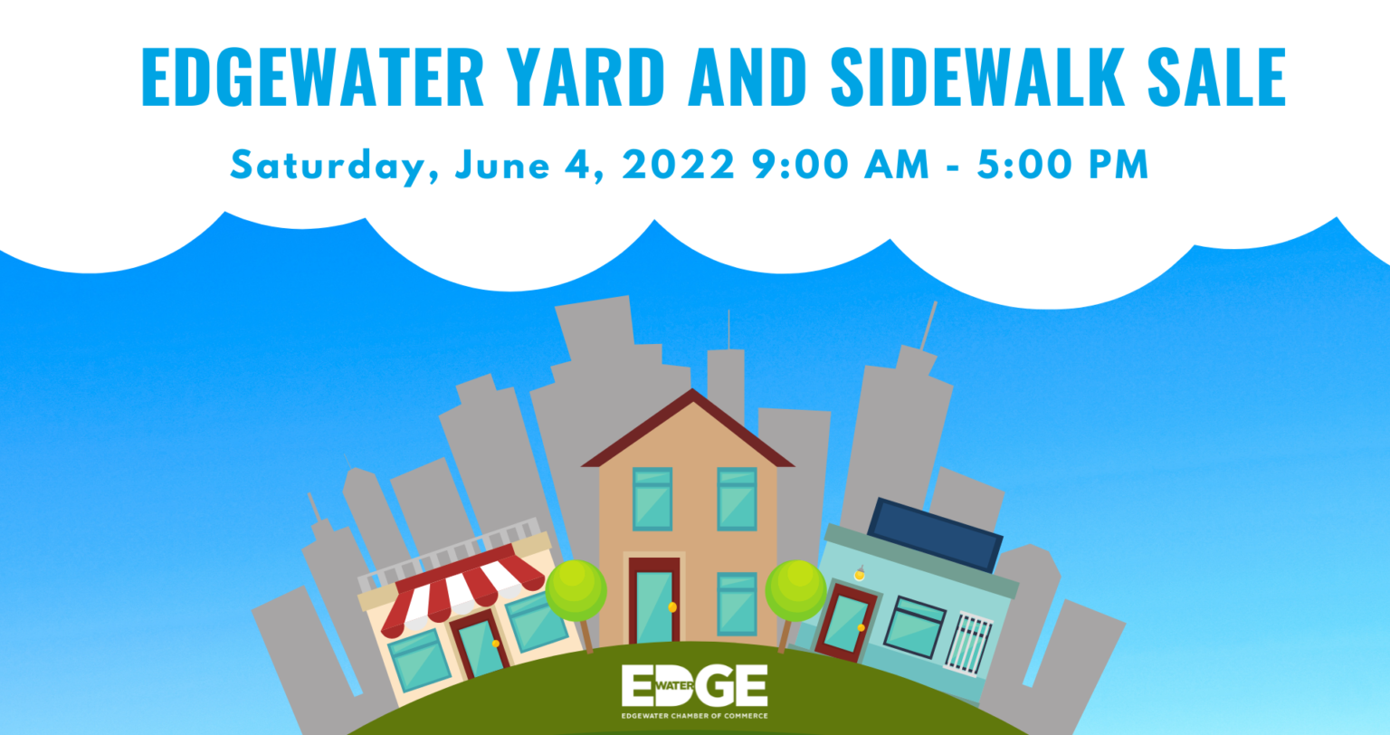 Edgewater Sidewalk & Yard sale June 1st 2019